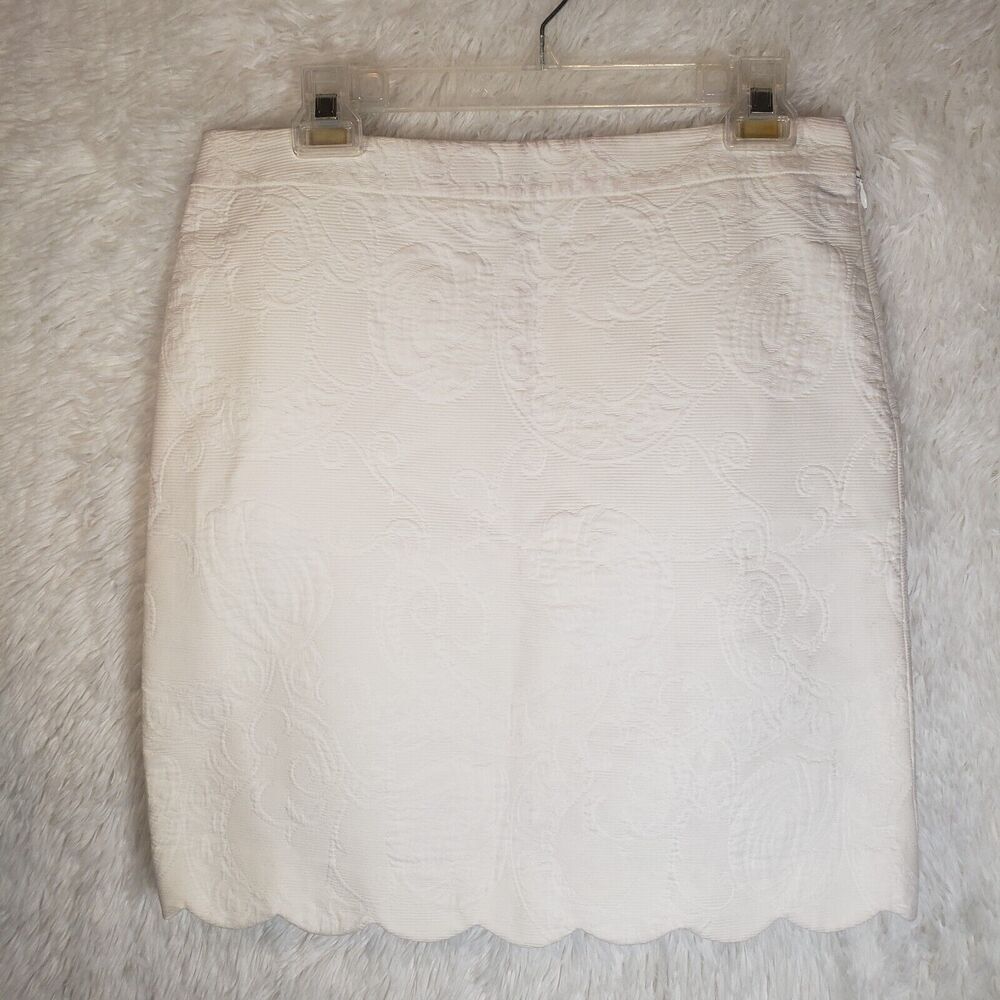Tommy Hilfiger Women's Scalloped Pencil Skirt Size 6